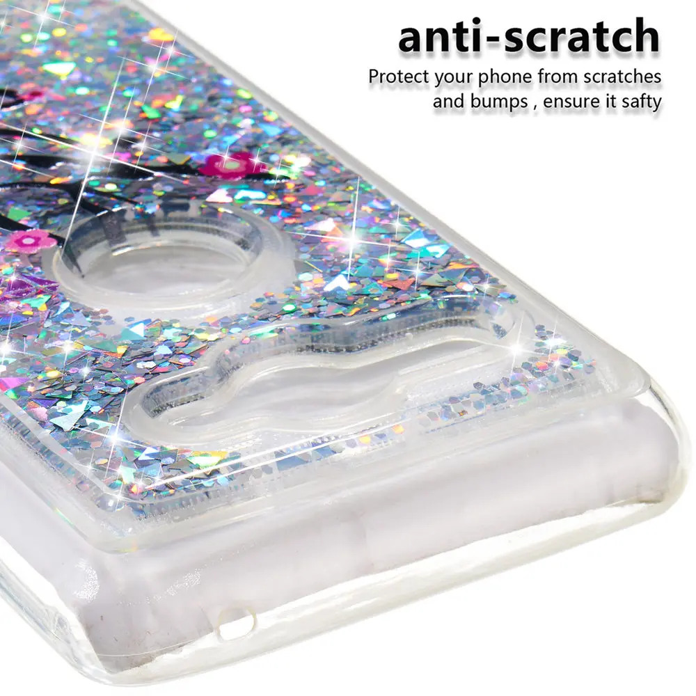 Quicksand Case For Sony Xperia XZ2 Compact XZ2Compact H8324 H8314 Dynamic Liquid Glitter Stars Soft Phone Cover Shell Coque Bag |