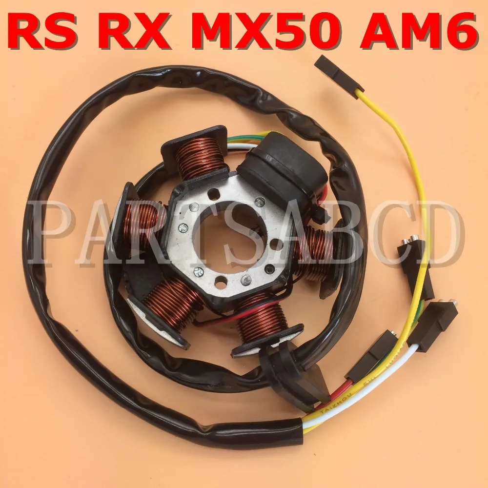 PARTSABCD Aprilia RS50 RX50 MX50 RS RX MX 50 AM6 Tuono генератор пластина генератор|stator plate|alternator statorstator