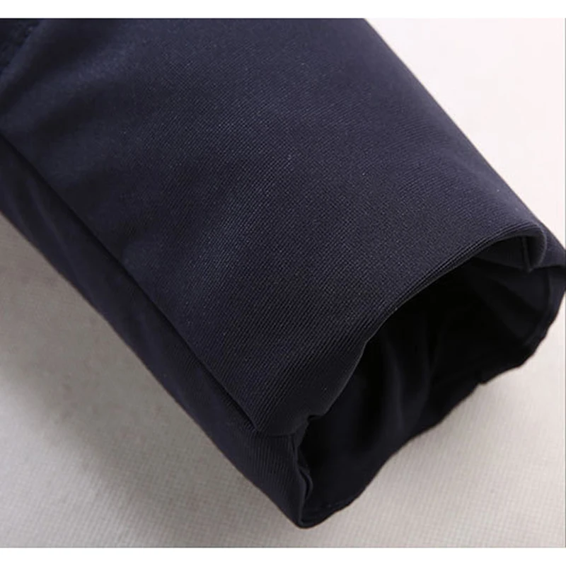 Длинная парка с капюшоном Мужская теплая зимняя куртка 2017 модная брендовая