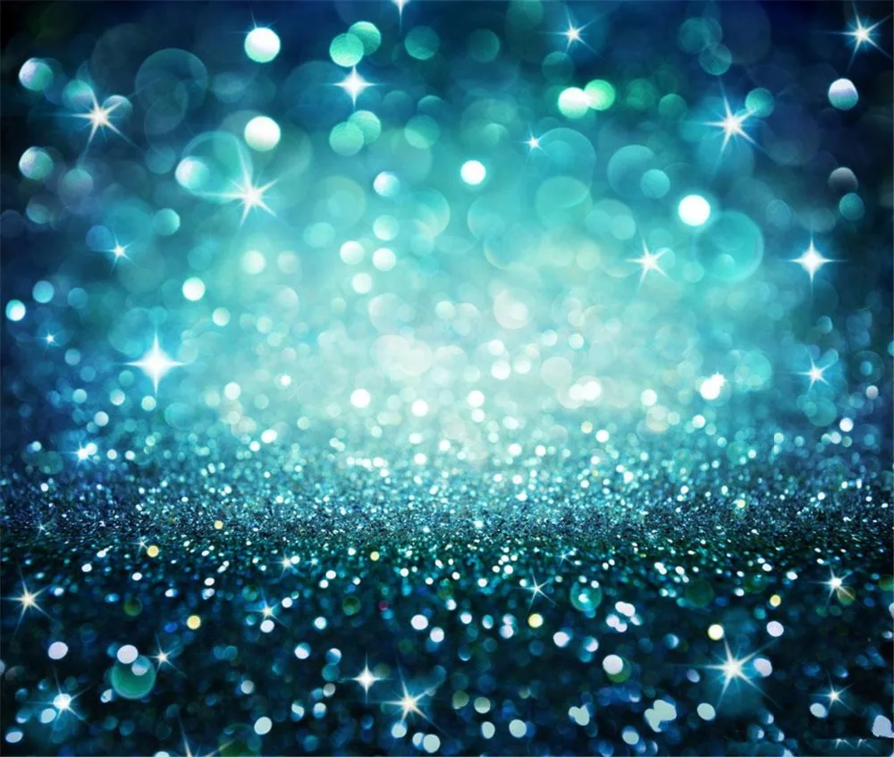 С украшением в виде синих кристаллов и падения фон для фотосъемки новорожденных