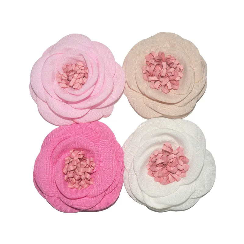 60 шт./лот 2 4 &quotЦветы из мешковины розетка в рулоне цветок ткани сделай сам для