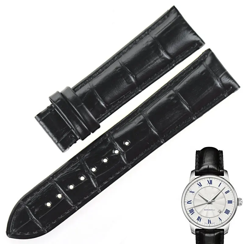 Ремешок ISUNZUN для часов MIDO Baroncelli M8600B из натуральной кожи 20 мм кожаный ремешок для часов брендовые Ремешки для наручных часов