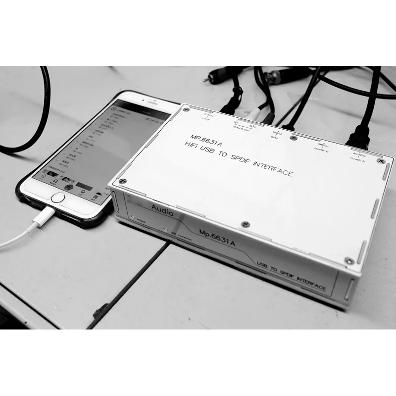 MP6631A HIFI аудио CM6631A цифровой интерфейс звуковая карта USB к SPDIF BNC коаксиальный