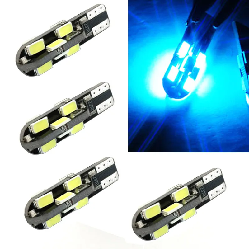 10 шт. Canbus T10 W5W 12 Smd 2835 Автомобильный светодиодный фонарь на танкетке 5630 12SMD без