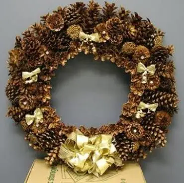 Натуральные сухие сосновые конусы Pinecone Рождество Новый Год праздничное