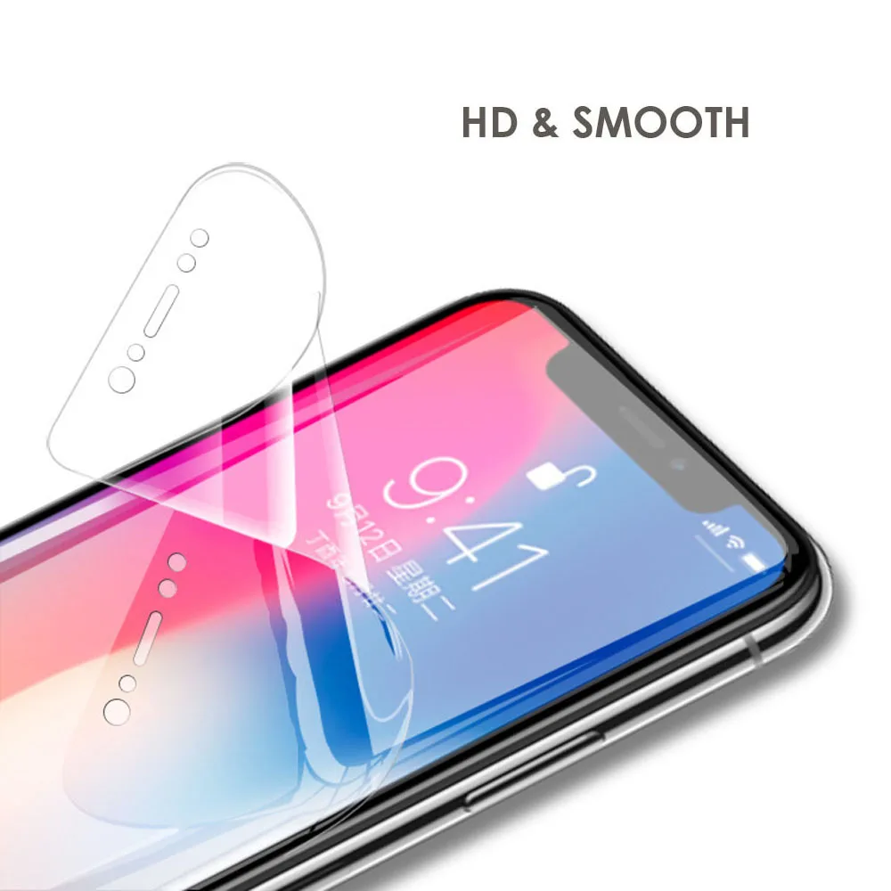 Полностью Мягкая Гидрогелевая пленка для iPhone 6 6S 7 8 Plus Защитная X XR XS Max Plus|Защитные