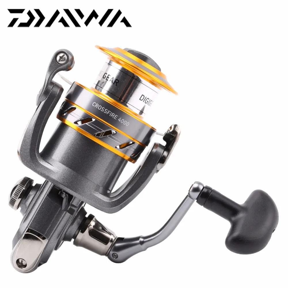 Оригинальный DAIWA Crossfire 4000 спиннинговая Рыболовная катушка 3BB 5 3: 1 Передняя тяга