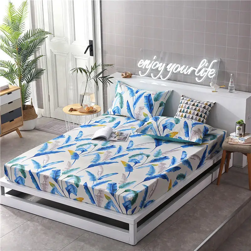 Защитный чехол для кровати Pretty Sunflower покрывало из 100% полиэстера эластичный