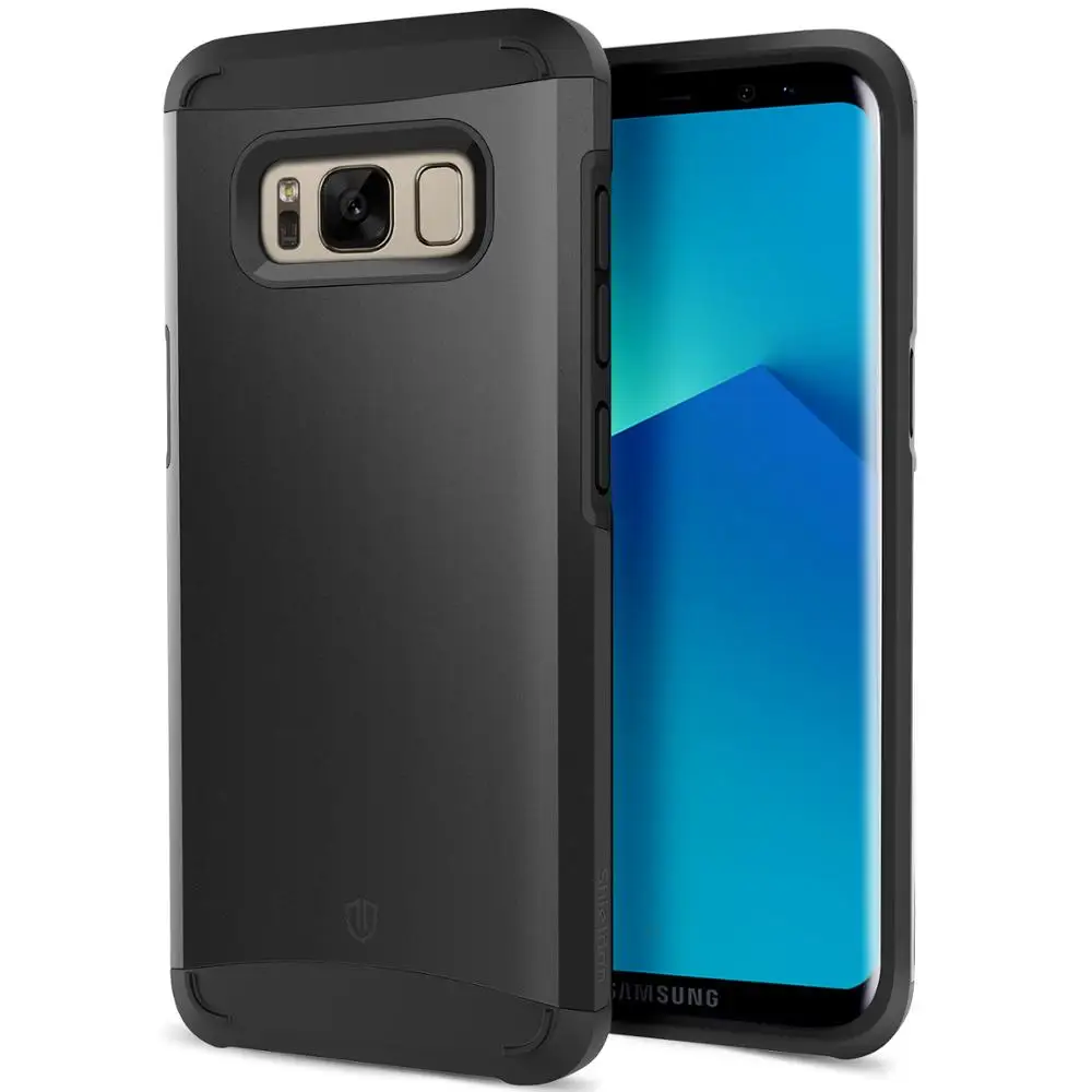 Чехол SHIELDON Sunrise Series для Galaxy S8 Plus тонкий амортизирующий 2 в 1 двухслойный дизайн