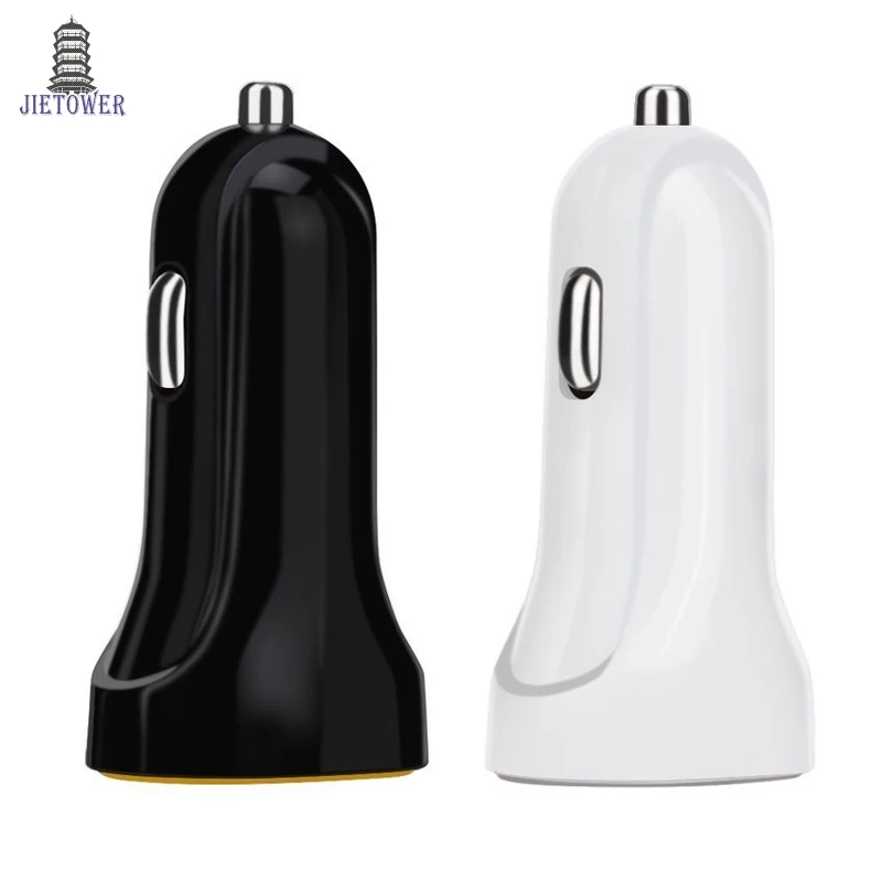 50 шт./лот 2018 Новинка 5 в А 2 порта 2USB мини двойной USB Автомобильное зарядное