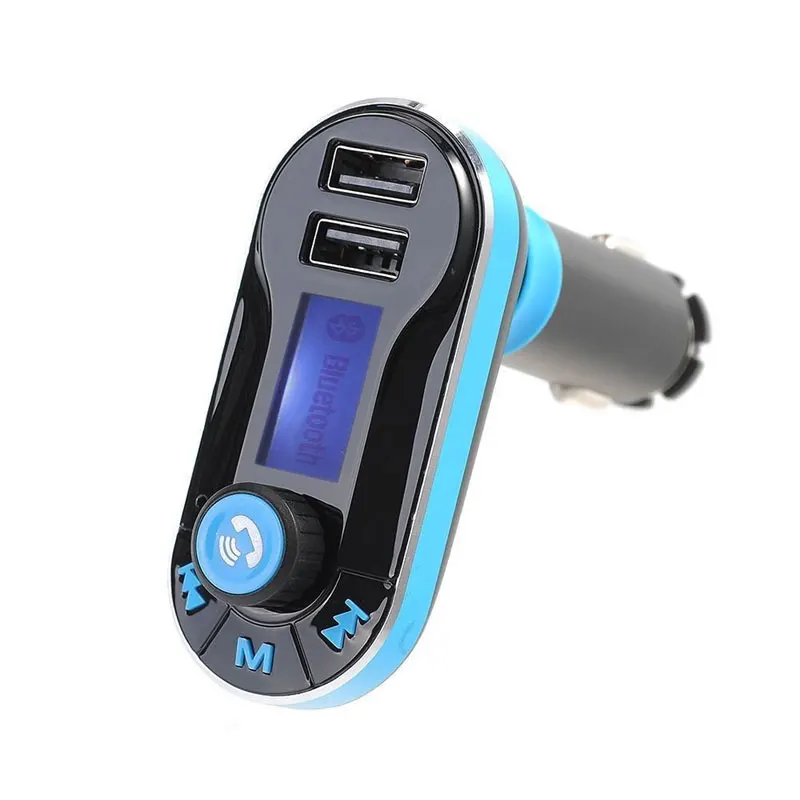 Горячие VOITURE fm-передатчик Беспроводной bluetooth музыку громкой связи Беспроводной MP3-плеер Car Kit USB Зарядное устройство SD ЖК-дисплей 3 цвета