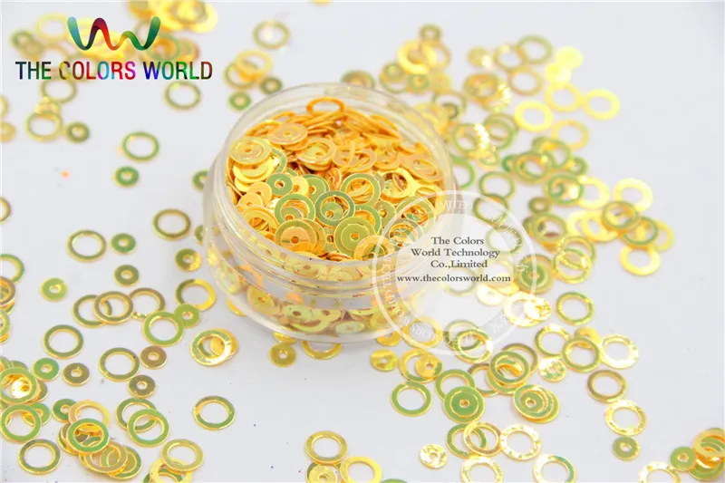 HY6 1 блестящее кольцо в горошек с блестками для дизайна ногтей или украшения