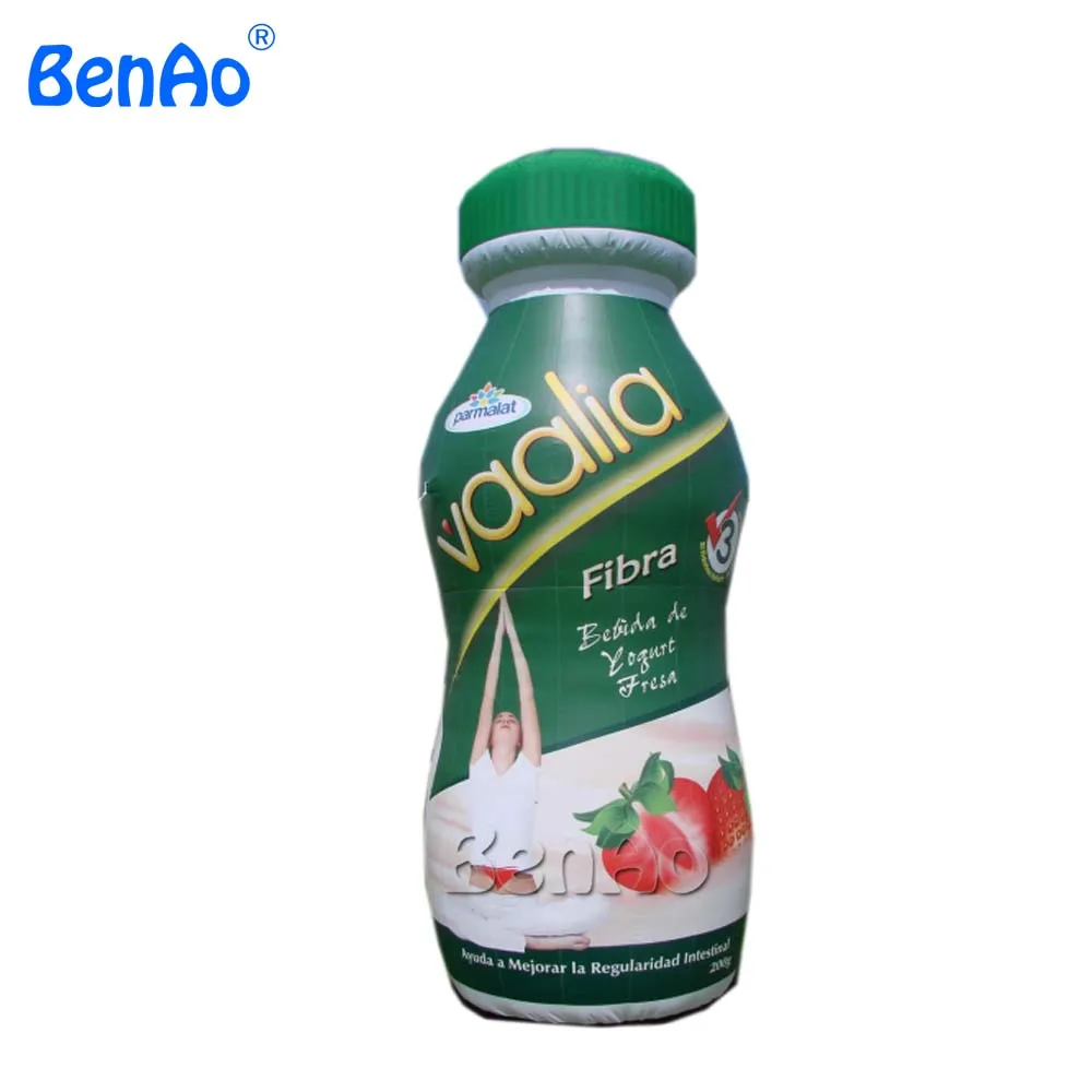 

Z310 Free shipping Advertising/exhibition PVC giant inflatable bottle, inflatable juice bottle balloon model with air pump