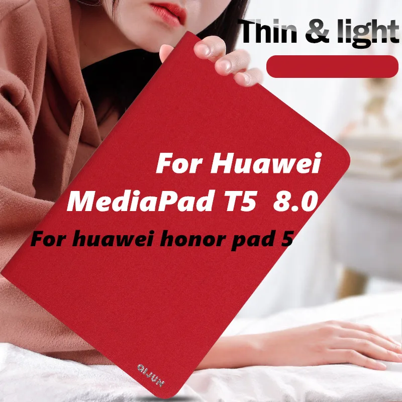 Чехол из искусственной кожи для Huawei MediaPad T5 8 0 дюймов фотосессия/AL00 чехол планшета