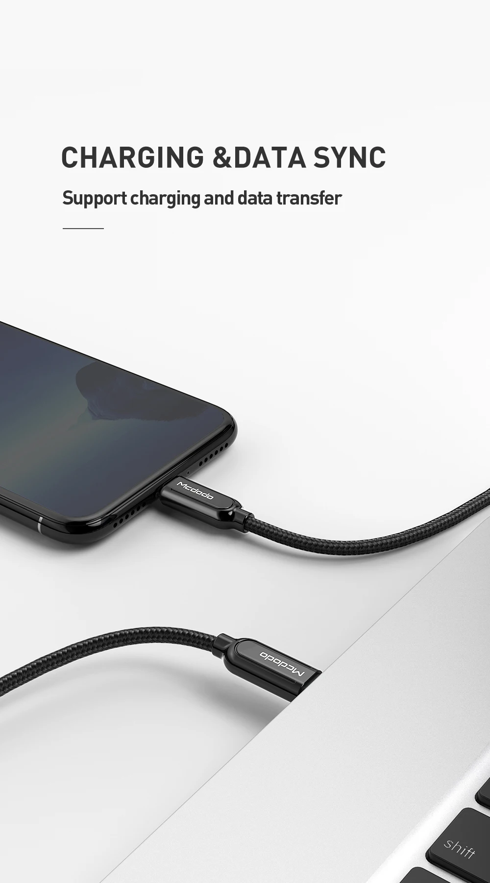 Mcdodo 36 Вт usb type C PD кабель для iPhone lightning X XR XS Max 8 Plus 11 Max Pro IOS13 Быстрая зарядка USB C кабель для передачи данных для Macbook