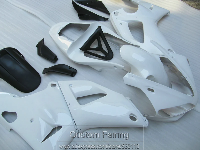 Боди горячая Распродажа обтекатель комплект для Yamaha R1 00 01 белый черный