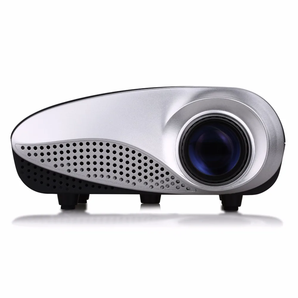 Excelvan RD802 портативный проектор домашний кинотеатр светодиодный ЖК 480*320P USB/VGA/HDMI