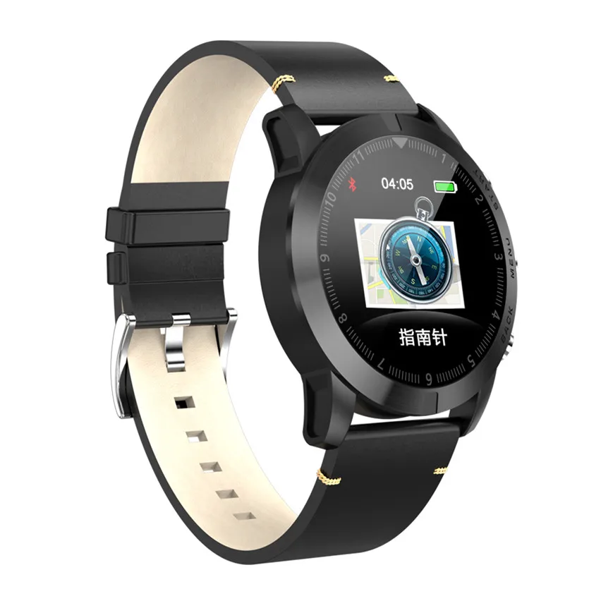 IP68 спортивные Смарт-часы 1,3 ''IP68 Водонепроницаемый Bluetooth 4,2 Smartwatch сердечного ритма в режиме реального компас спортивные часы для iOS и Android - Цвет: Многоцветный