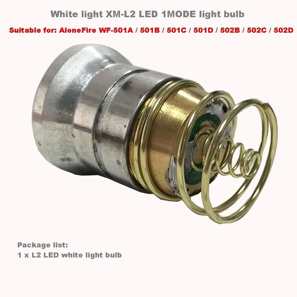L2 LED 1 MODE AloneFire Интеллектуальный дистанционный переключатель давления/ламповый контроллер для 501B WF-501B светодиодный тактический вспышка светильник фонарь светильник, задний переключатель - Цвет: L2 LED 1 MODE