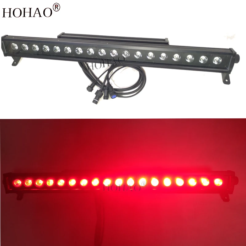 HOHAO 18x15watts RGBWA IP65 скорость прожекторы свет для сцены фоне красить эффект открытый