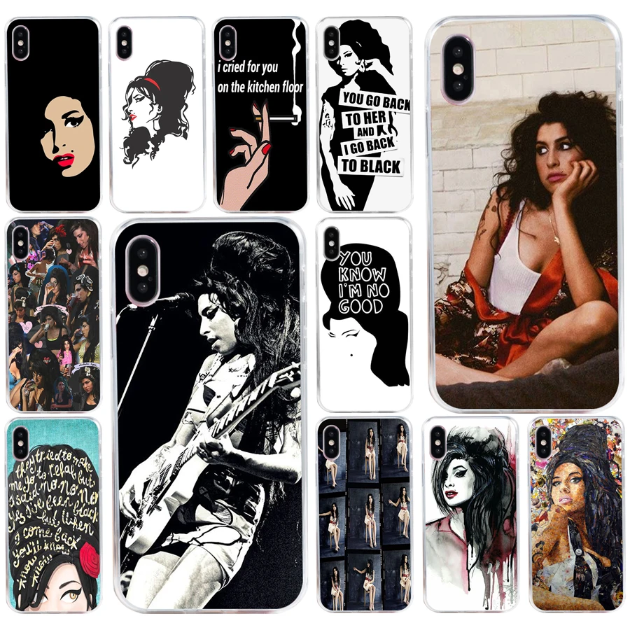 219AQ amy winehouse 2 мягкий силиконовый чехол для телефона из ТПУ iphone 5 5s se X XR XS Max |