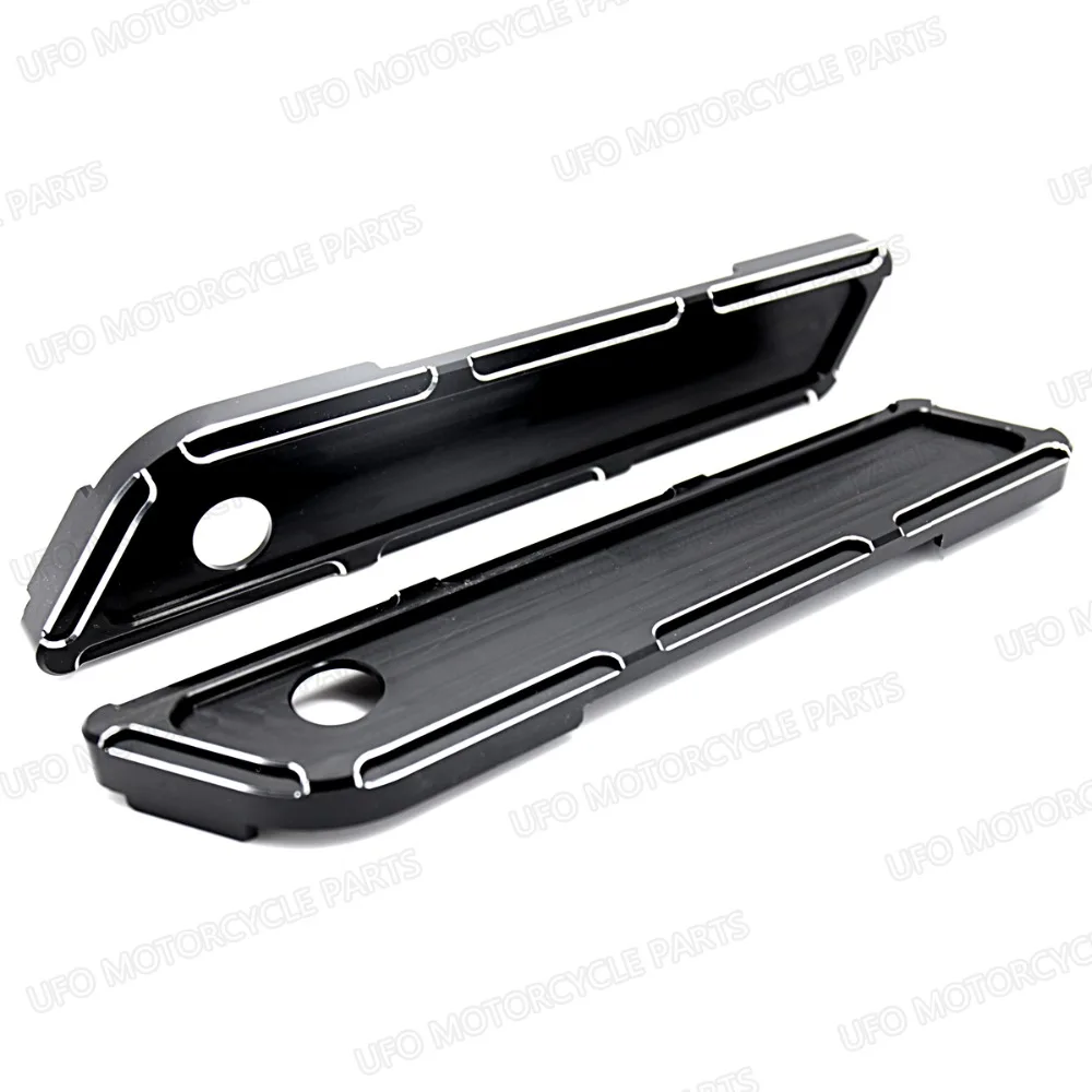 Новый черный наклон Cut Saddlebag крышки с защелкой для Harley Touring FLHX FLHR 14 16 17|harley saddlebag