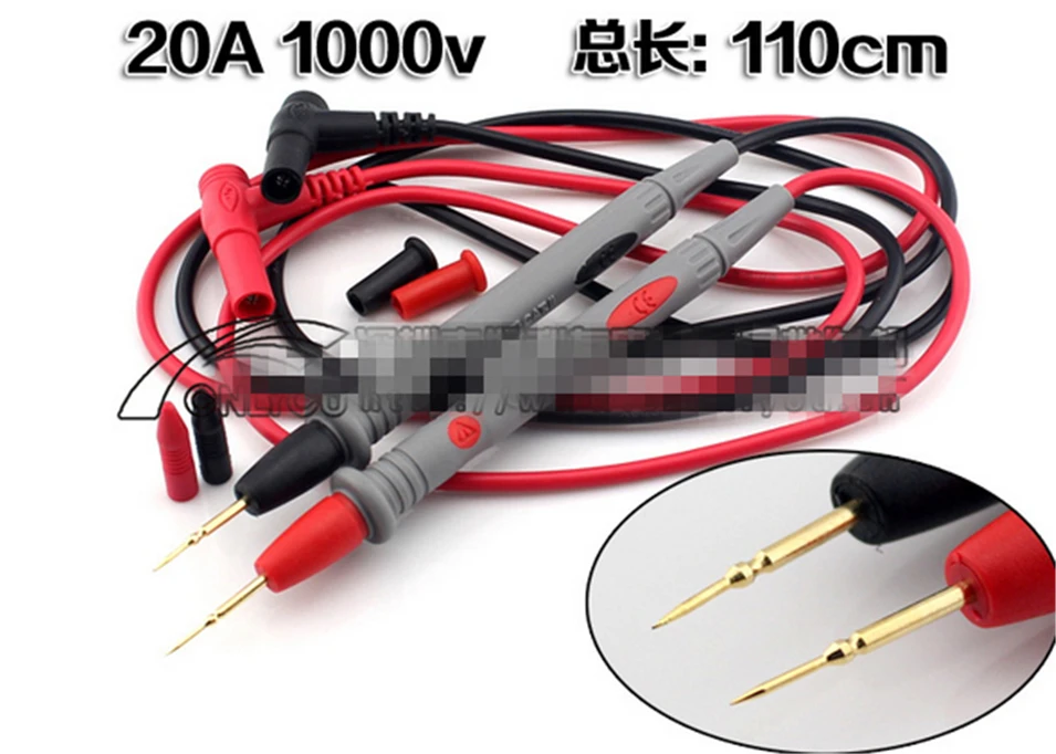 

50pairs/set Type A Digital Multimeter Universal Superfine pen 1000V 20A Test Lead Probe Cable SMD SMT Needle Tip