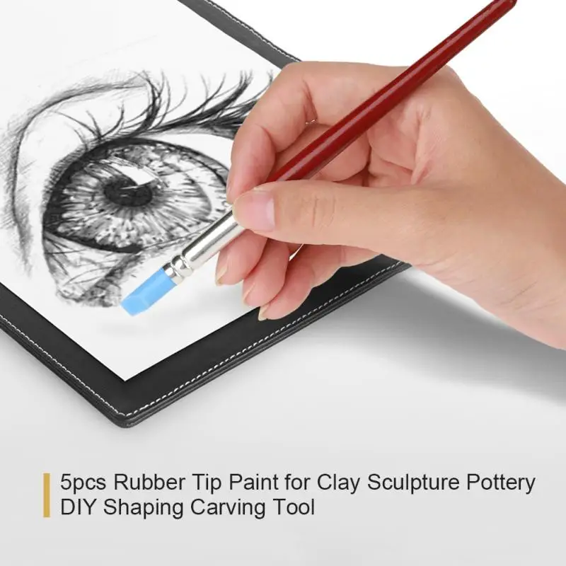 5 шт. резиновый набор кистей для рисования художника глиняная скульптура