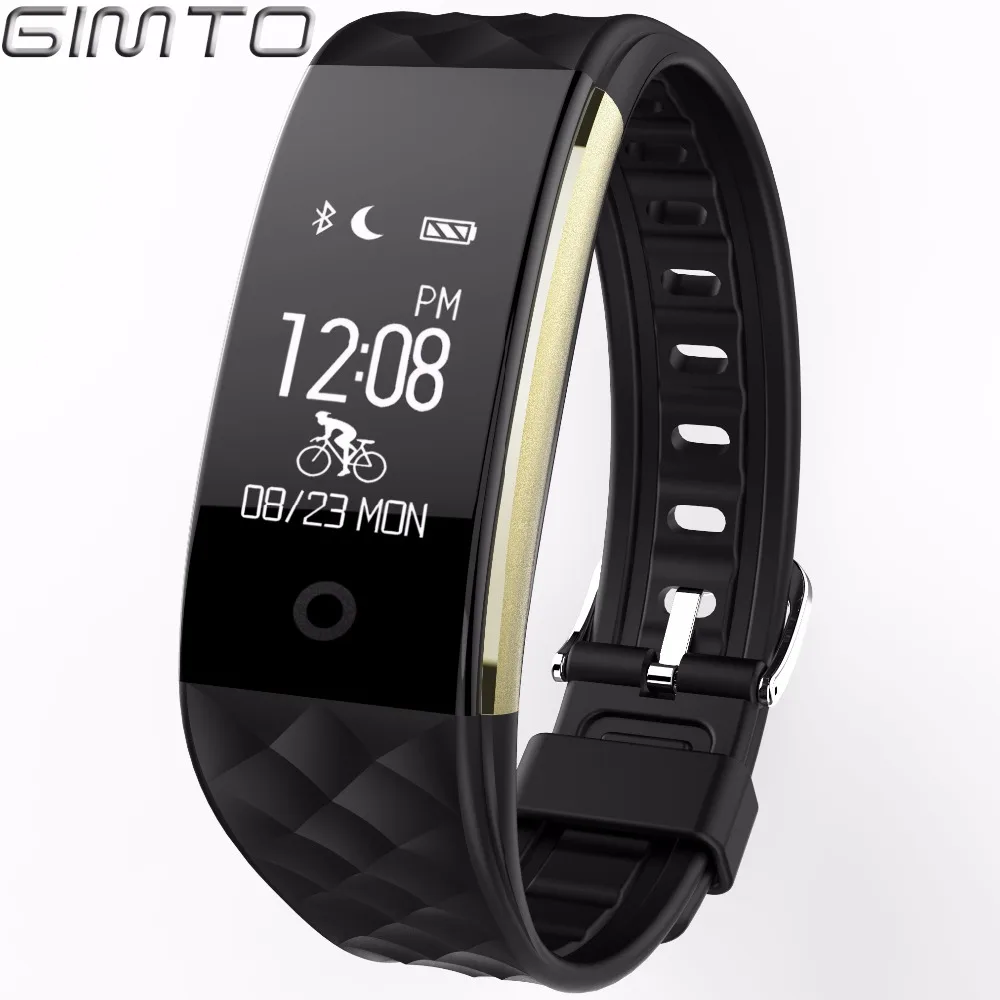 Gimto брендовая модная простота Часы Bluetooth SmartWatch Спорт Смарт сердечного ритма