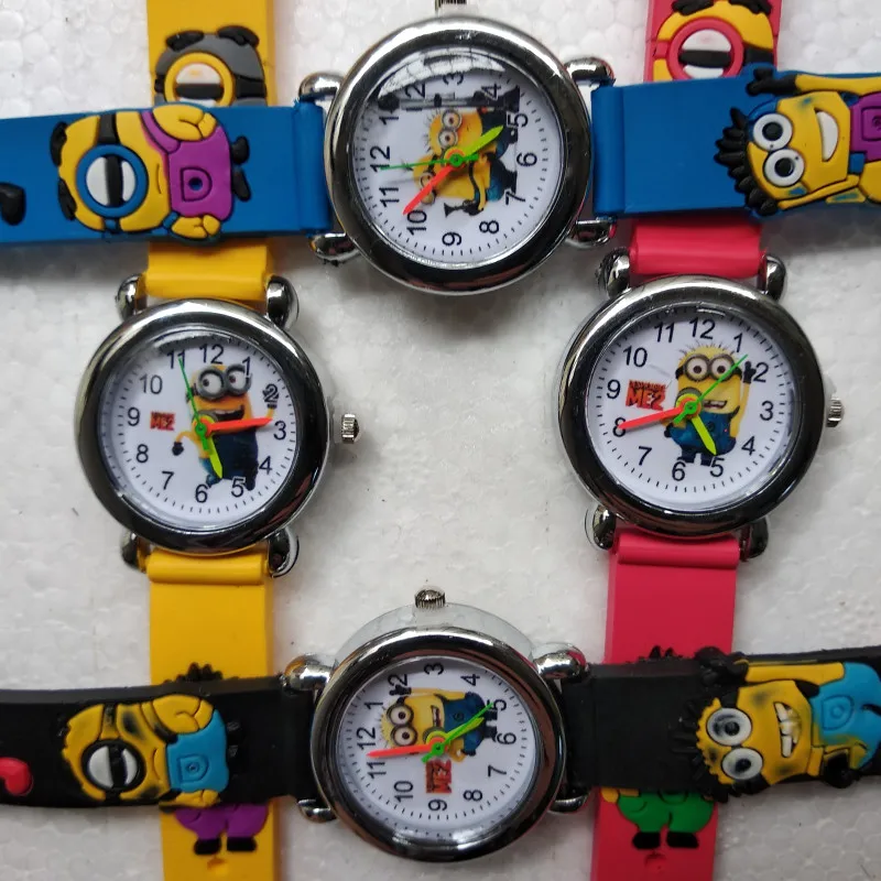 Новинка 2019 модные детские часы Гадкий я для девочек цифровые 3d человек глаз детей