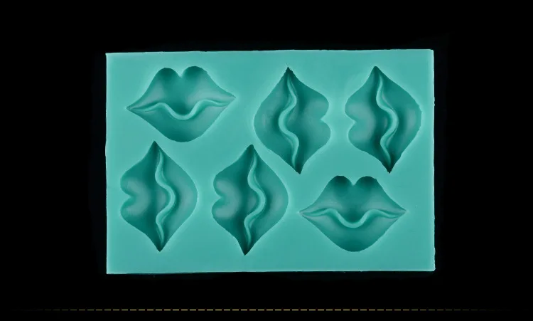 Lips Mouth Shape Instant Fondant Silicone Lace Mold Cake Baking Tools Decorating D318 | Дом и сад