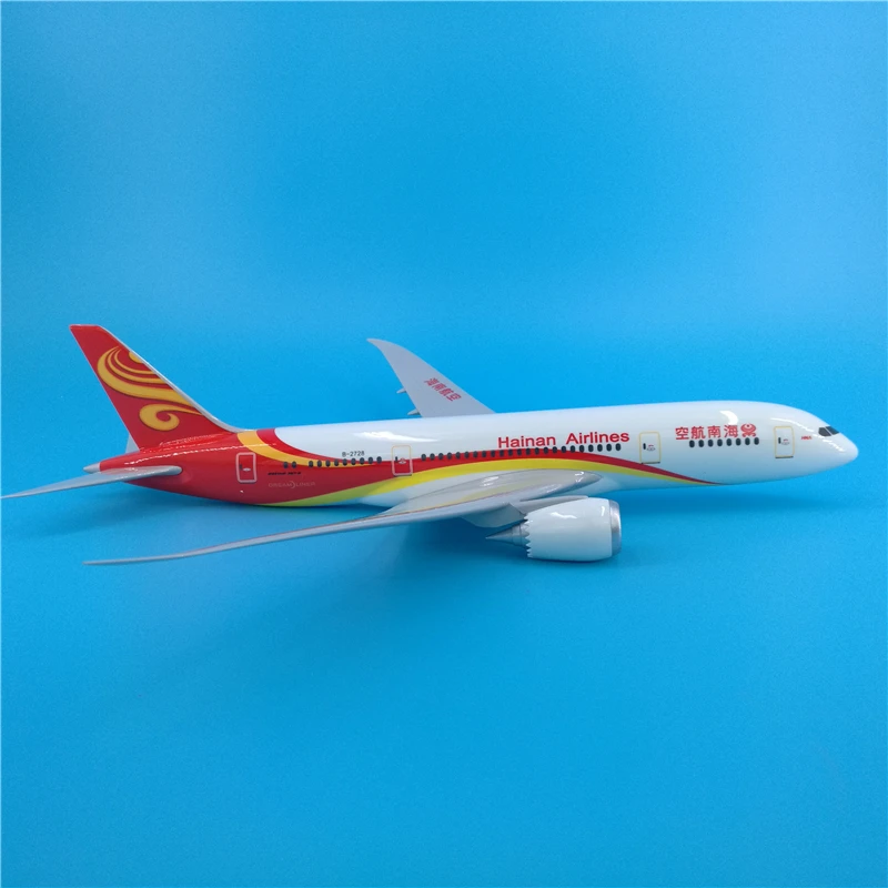Модель самолета воздуховода B787 43 см модель Боинг 787 авиакомпании Hainan| |