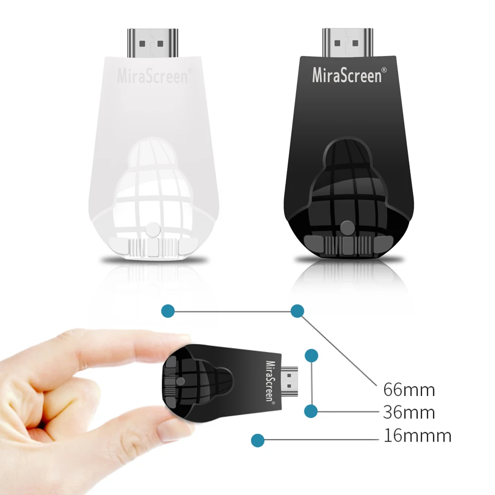 MiraScreen K4 беспроводной WiFi Дисплей донгл приемник 1080P HD ТВ Палка для Android iOS смартфон