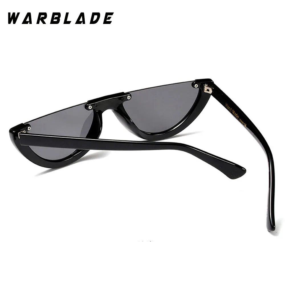 Женские солнцезащитные очки без оправы WarBLade Модные прозрачные брендовые