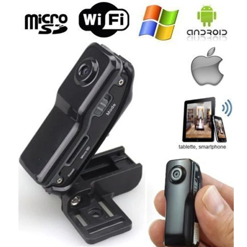 Мини MD81 камера wifi IP камера DV DVR беспроводная видеокамера веб-камера Спортивная камера обнаружения движения для iOS Android системы PK MD80