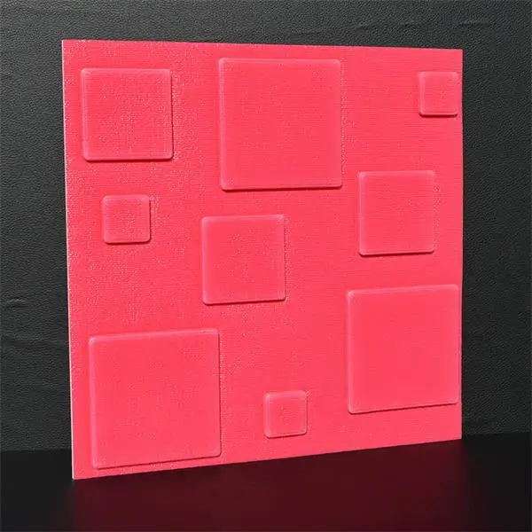 3D ПЭ пена эластичная трехмерная тарелка квадратная Наклейка на стену 30*30 см домашний декор ТВ диван Настенная роспись самоклеющиеся обои - Цвет: Red Rose