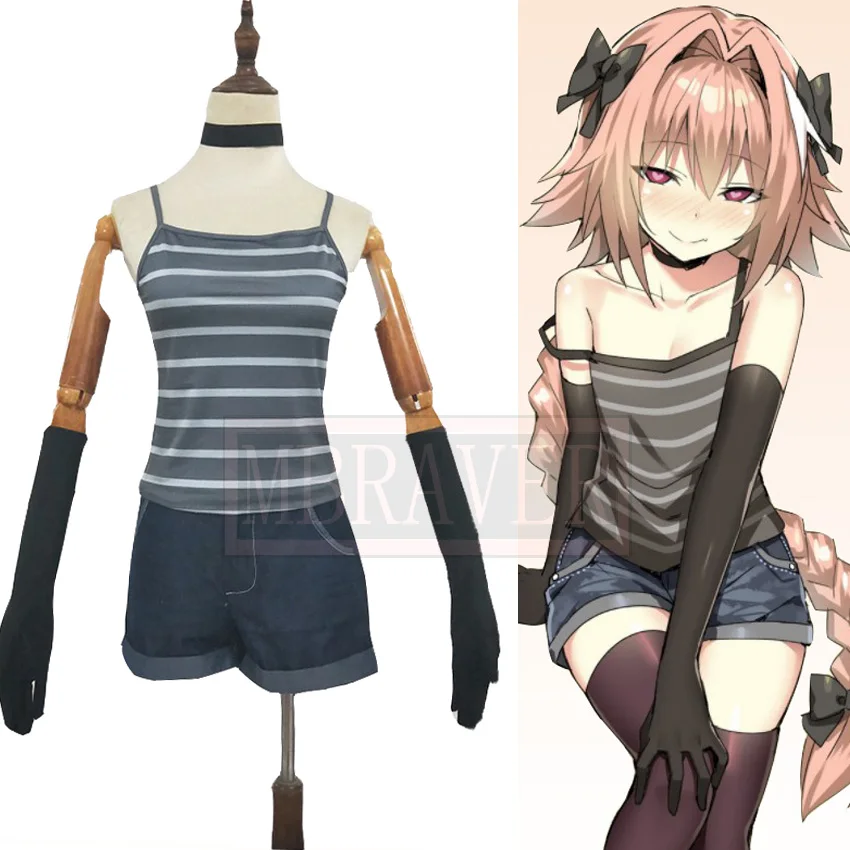 Фото FGO Fate/Apocrypha Rider of Black Astolfo костюм моряка повседневное ношение Хэллоуин униформа косплей костюм на заказ любой размер №1