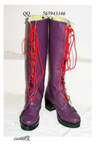 Кожаные ботинки для костюмированной вечеринки Vocaloid Utau Namine Ritsu S008|vocaloid shoes|boots