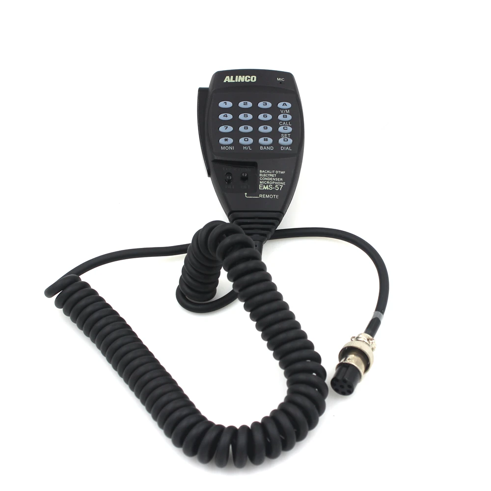 EMS-57 8pin DTMF Handheld Speaker Mic Microphone For Alinco  HF/Mobile DX-SR8T DX-SR8E DX-70T/77T DR-620/635 DR-430/435/135
