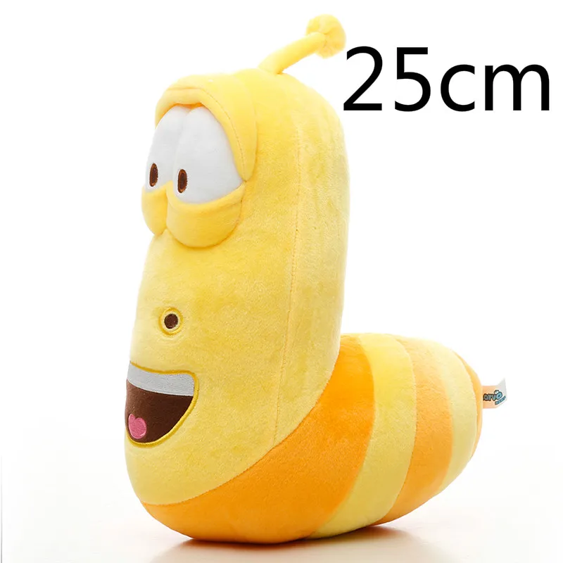 25cm Милые плюшевые насекомые слизни личинка игрушки плюшевая кукла для детей Забавные игрушки червя подарок на день рождения ребенка 3 цвета мягкая игрушка - Цвет: 25cm