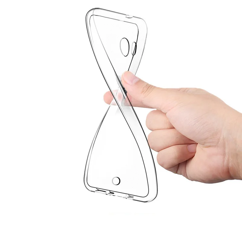 TOLIFEEL For HTC U11 Case Slim Luxury Silicone Cover Shockproof Soft TPU Transparent Phone Back Protection Shell |
