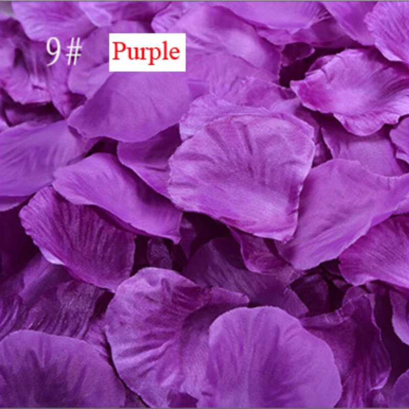 500pcs / lot silk rose petals for Wedding Party Birthday Decoration Romantic Artificial Rose Petals Flower | Свадьбы и торжества