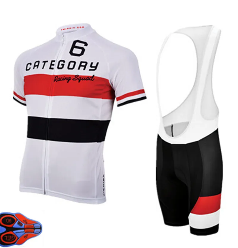 04 Профессиональная команда Твин Шесть Гонки Велоспорт Джерси 6 Ropa Ciclismo быстросохнущая Спортивная Джерси велосипедная одежда велотрусы 9D гелевая накладка - Цвет: 04