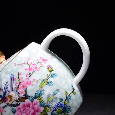 Цзиндэчжэнь Керамика Чай чайник Кунг Фу галстук Гуань Инь (железная Гуаньинь)