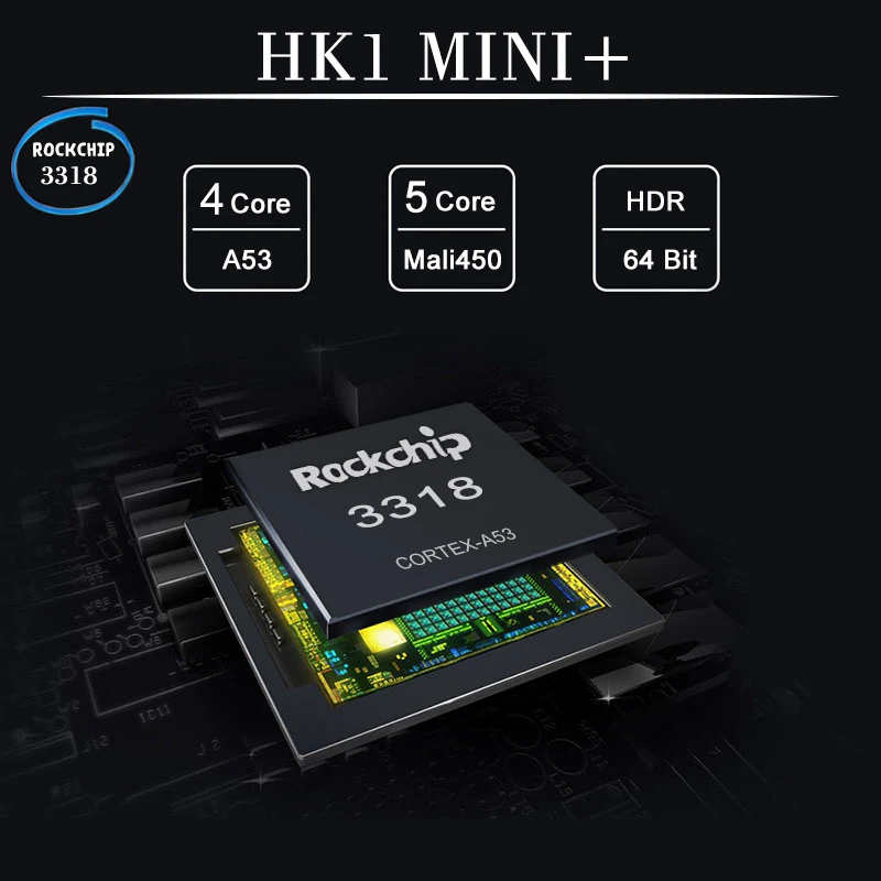 Android 9 0 Smart TV Box 4 Гб 64 HK1 MINI Plus ГБ 32 2 4G & 5G Wifi H.265 4K Google Player Мини ТВ приставка