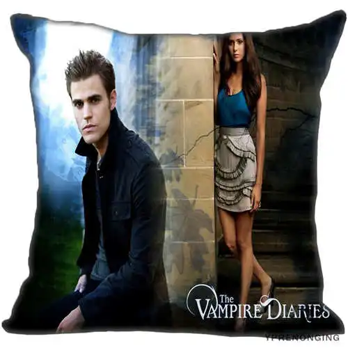 Pillowcase Best Custom The-Vampire-diaries(1)@ 1 Наволочка на подушку, спальня Home Square Наволочка на молнии(одна сторона)#190404-1-19 - Цвет: Pillowcase