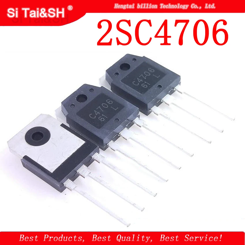 5 шт./лот C4706 2SC4706 TO-3P большой экран цветной телевизор выключатель питания трубка