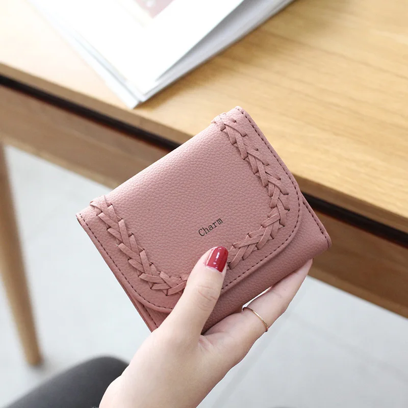 2017 новое поступление! Короткий вязаный женский кошелек из качественной