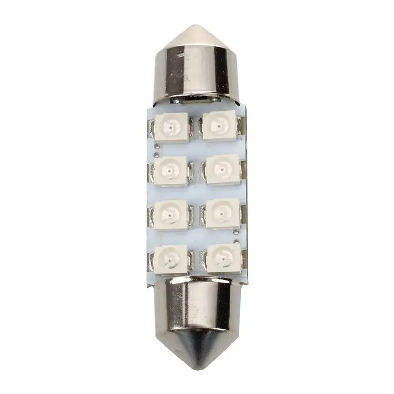 4x36 мм 8-SMD 1 5 &quot3528 светодиодный красный купол с фестонами светильник DE3423 6411 6413 |