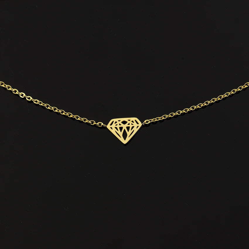 Gold Dainty Origami Jewelry Geometry Pattern Stainless Steel Bracelets Minimalism Wedding Bridesmaid Bridal Gift Bracciali Donna